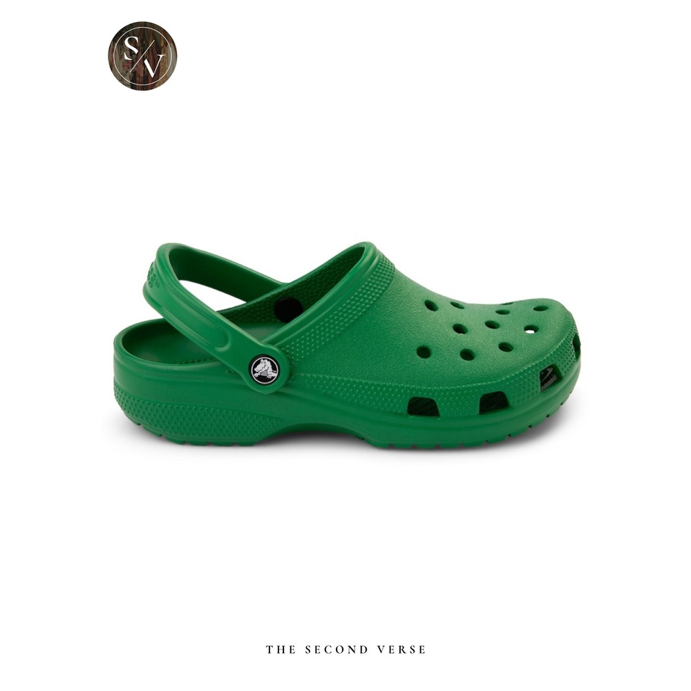 Crocs Classic Clog Grass Green Lightweight Slip On Womens Size 8